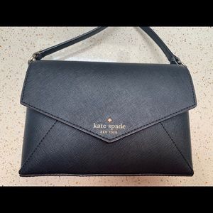 Kate Spade Black Envelope Cross Body Purse